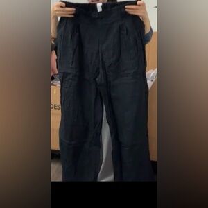 HALARA Black Wide-Leg Pants